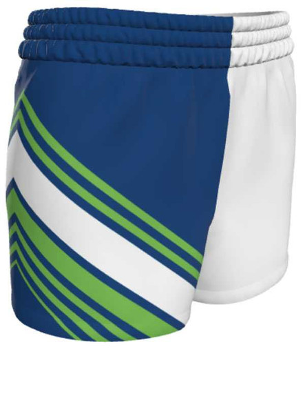 Control Series - Womens/Youth "Bypass" Custom Sublimated Standard Track Shorts Womens/Youth Standard Fit Sublimated Track Shorts All Sports Uniforms