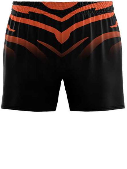 Control Series - Womens/Girls "Striped" Custom Sublimated Track Shorts Womens/Youth Standard Fit Sublimated Track Shorts All Sports Uniforms