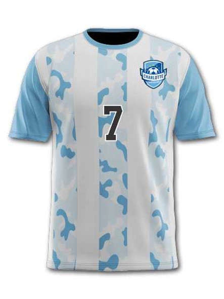 Quick Ship - Adult/Youth "Camo Stripes" Custom Sublimated Soccer Jersey Classic Quick Ship Adult/Youth Soccer Jerseys All Sports Uniforms