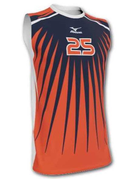 Quick Ship - Adult/Youth "Jumper" Custom Sublimated Sleeveless Volleyball Jersey-2 Quick Ship Mens Sleeveless Volleyball Jerseys All Sports Uniforms