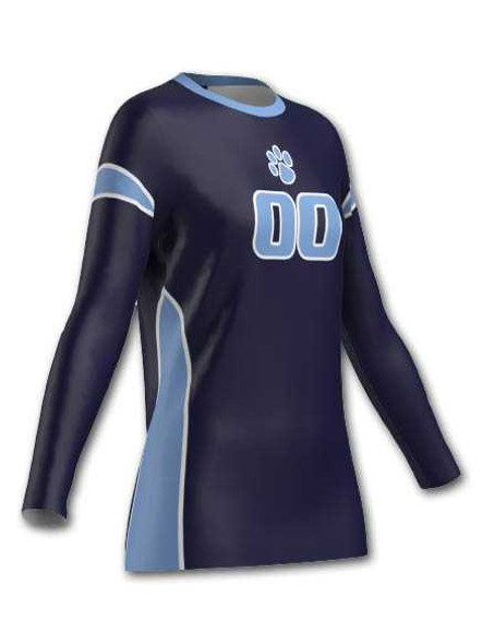 Control Series Premium - Womens/Girls "Columbia" Custom Sublimated Volleyball Jersey Control Series Volleyball Jerseys All Sports Uniforms