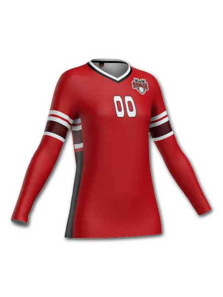 Control Series - Quick Ship "Latch" Custom Sublimated Volleyball Jersey Long Sleeve Volleyball Jerseys All Sports Uniforms