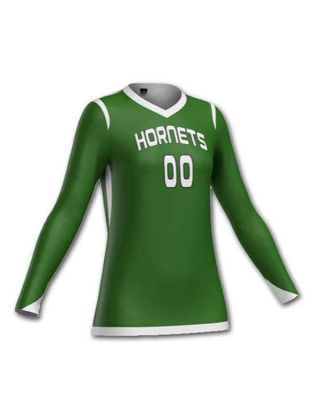 Control Series - Quick Ship "Legion" Custom Sublimated Volleyball Jersey Long Sleeve Volleyball Jerseys All Sports Uniforms