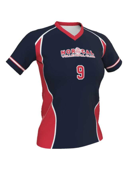 Control Series - Quick Ship "Short Sleeve Stunner" Custom Sublimated Volleyball Jersey Short Sleeve Volleyball Jerseys All Sports Uniforms