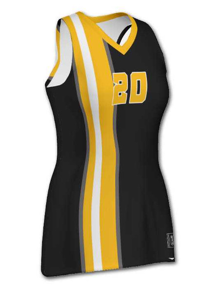 Control Series - Quick Ship "A Stripe" Custom Sublimated Volleyball Jersey Sleeveless Volleyball Jerseys All Sports Uniforms