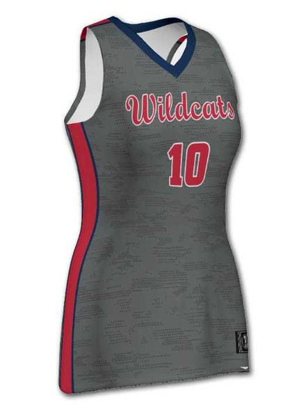 Control Series - Quick Ship "Overlap" Custom Sublimated Volleyball Jersey Sleeveless Volleyball Jerseys All Sports Uniforms
