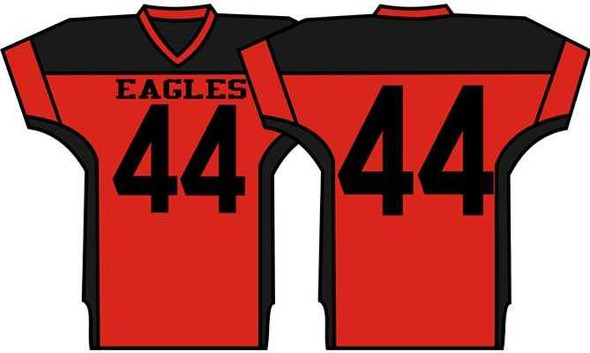 Football Practice Decoration Option #2 All Sports Uniforms