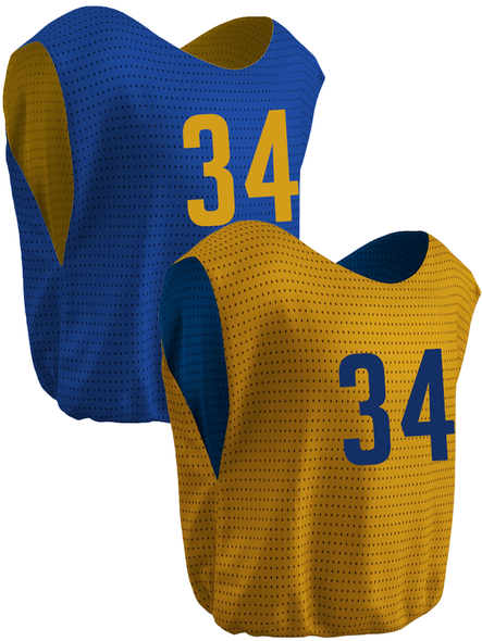 Football Reversible Practice Decoration Option #1 All Sports Uniforms
