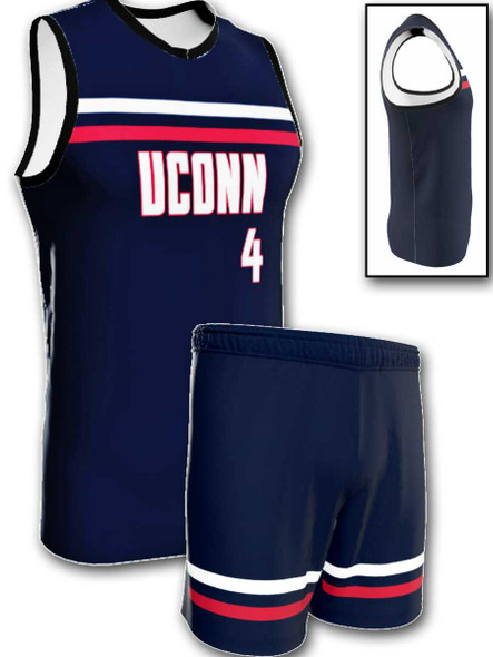 Quick Ship - Adult/Youth "Automatic" Custom Sublimated Basketball Uniform Control Series Adult Non-Reversible Basketball All Sports Uniforms