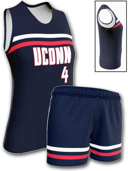 Quick Ship - Womens/Girls "Automatic" Custom Sublimated Basketball Uniform Control Series Womens Non-Reversible Basketball All Sports Uniforms