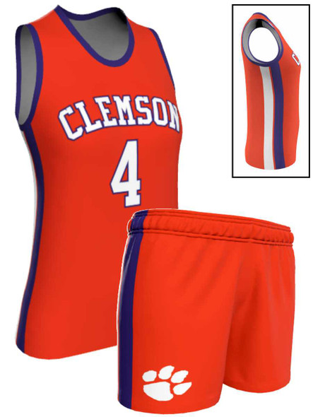 Quick Ship - Womens/Girls "Box Out" Custom Sublimated Basketball Uniform Control Series Womens Non-Reversible Basketball All Sports Uniforms
