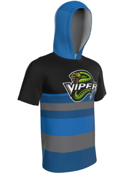 Control Series - Adult/Youth "Steal" Custom Sublimated Short Sleeve Hooded Shooting Shirt Hooded Sublimated Shooting Shirts All Sports Uniforms