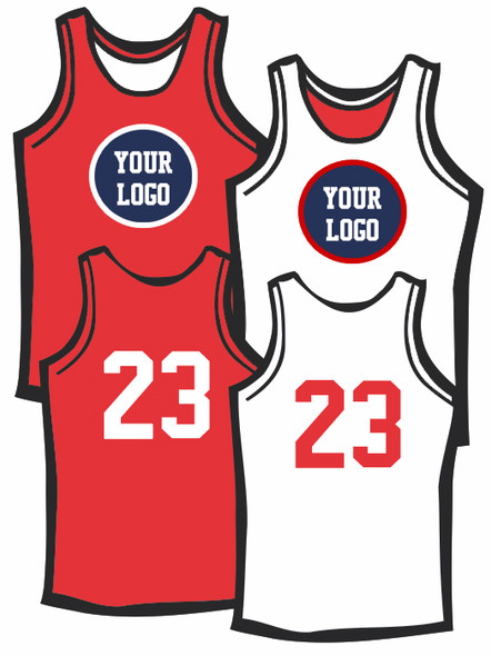 Custom Basketball Reversible Decoration Option #5