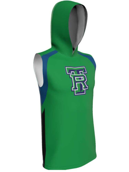 Control Series - Adult/Youth "Closer" Custom Sublimated Sleeveless Hooded Shooting Shirt Hooded Sublimated Shooting Shirts All Sports Uniforms