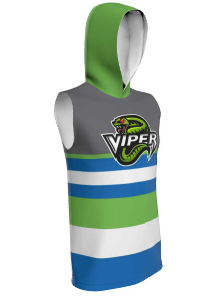 Control Series - Adult/Youth "Steal" Custom Sublimated Sleeveless Hooded Shooting Shirt Hooded Sublimated Shooting Shirts All Sports Uniforms