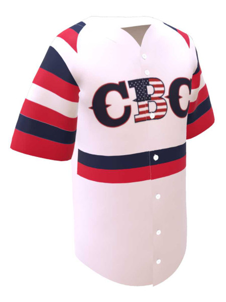 Control Series - "Dinger" Custom Sublimated Button Front Baseball Jersey Button Fronts All Sports Uniforms