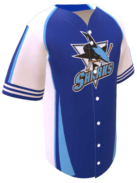 Control Series - "Golem" Custom Sublimated Button Front Baseball Jersey Button Fronts All Sports Uniforms