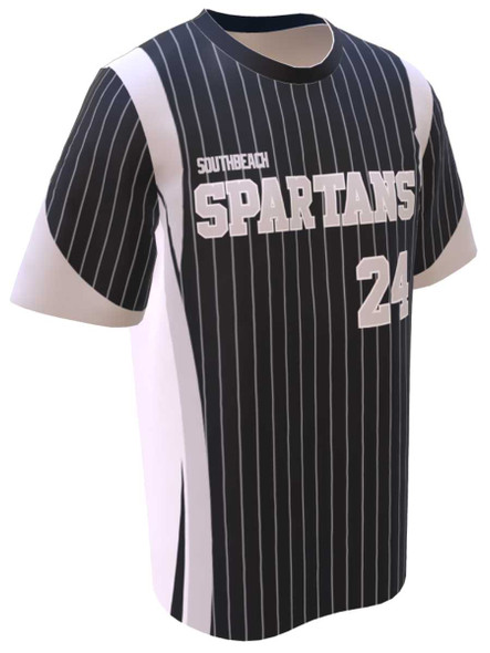 Control Series - "Spartan" Custom Sublimated Baseball Jersey Crew Neck / V-Necks All Sports Uniforms