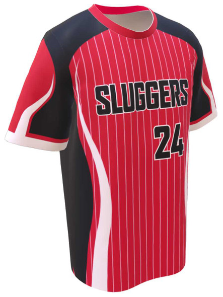 Control Series - "Slugger II" Custom Sublimated Baseball Jersey Crew Neck / V-Necks All Sports Uniforms