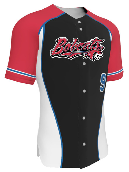 Control Series Premium - "Stunner" Custom Sublimated Button Front Baseball Jersey