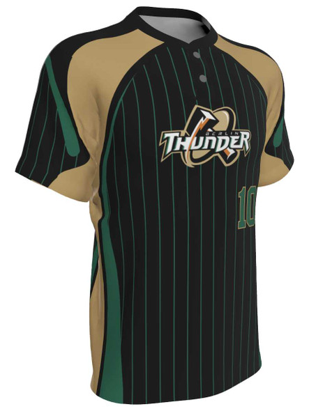 Juice Series - "Diamond" Custom Sublimated Two Button Baseball Jersey 2 Buttons All Sports Uniforms