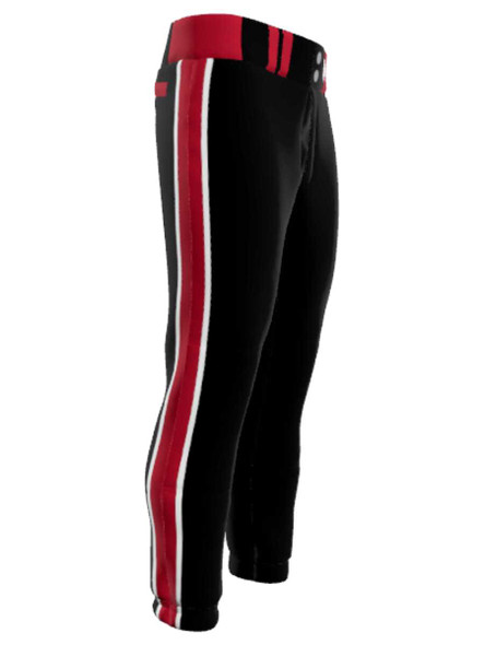 Juice Series - Womens/Girls "Bunt 2" Custom Sublimated Softball Pants Mid-Calf Softball Pants All Sports Uniforms