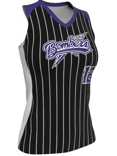 Juice Series - Premium "Base Hitter" Custom Sublimated Racerback Softball Jersey Racerback All Sports Uniforms