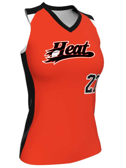 Juice Series - Premium "Bionic" Custom Sublimated Racerback Softball Jersey Racerback All Sports Uniforms