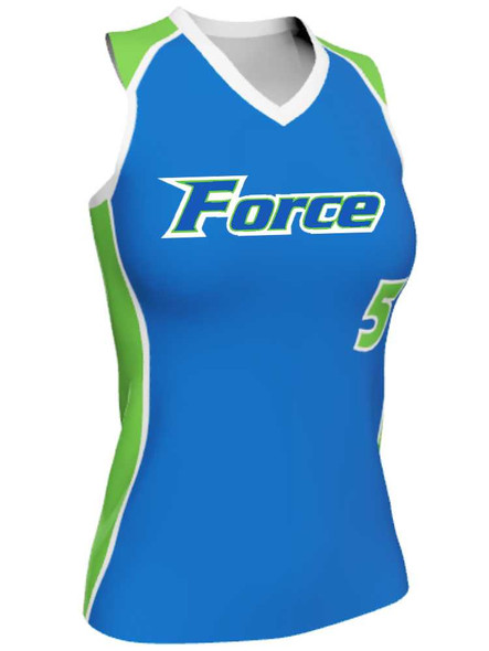 Juice Series - Premium "Pick Off" Custom Sublimated Racerback Softball Jersey Racerback All Sports Uniforms
