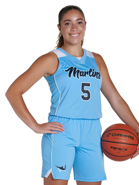 Womens/Girls "Hot Streak" Basketball Uniform Set
