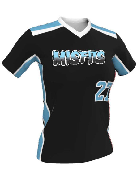 Quick Ship Juice Series "Slider" Custom Sublimated Softball Jersey Quick Ship Jerseys - 5 Days All Sports Uniforms