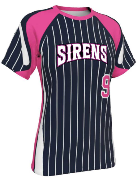 Quick Ship Juice Series "Diamond" Custom Sublimated Softball Jersey Quick Ship Jerseys - 5 Days All Sports Uniforms