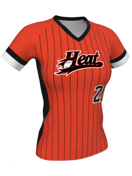 Control Series Premium "Champion" Custom Sublimated V Neck Softball Jersey Premium Softball Vnecks All Sports Uniforms