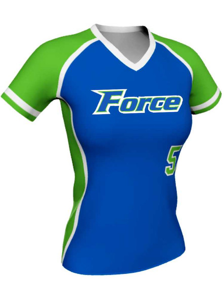 Control Series Premium "Pick Off" Custom Sublimated V Neck Softball Jersey Premium Softball Vnecks All Sports Uniforms