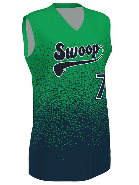 Control Series Premium "Dugout" Custom Sublimated Sleeveless V Neck Softball Jersey Vneck /Crew All Sports Uniforms