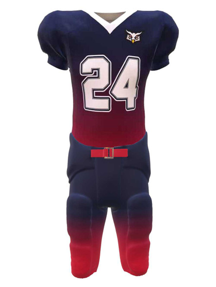 Control Series - "Fade" Custom Sublimated Football Set Football Sets All Sports Uniforms