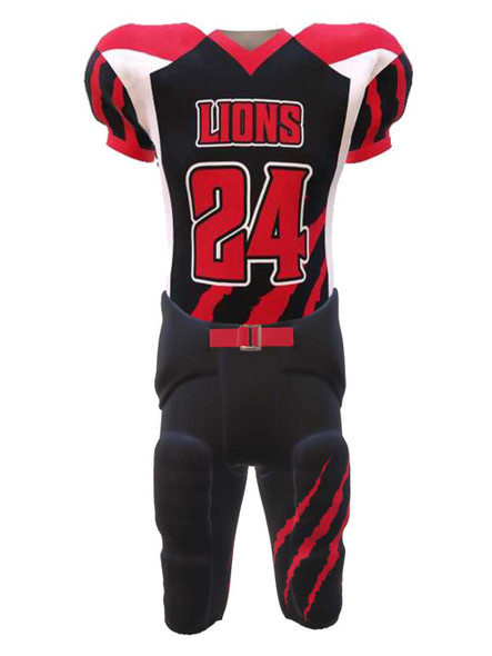 Control Series - "Lion" Custom Sublimated Football Set Football Sets All Sports Uniforms