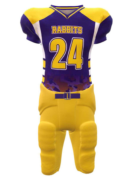 Control Series - "Rabbit" Custom Sublimated Football Set Football Sets All Sports Uniforms