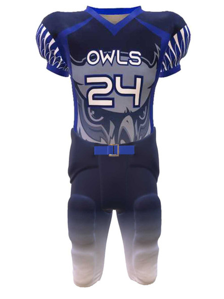 Control Series - "Team Logo" Custom Sublimated Football Set Football Sets All Sports Uniforms