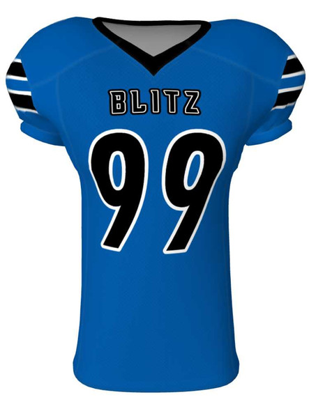 Quick Ship - "East Coast" 4 Way Stretch Pro Fabric Custom Sublimated Football Jersey Quick Ship Football Jerseys All Sports Uniforms