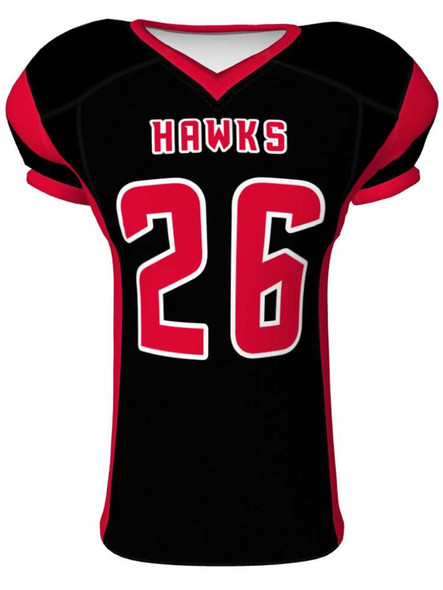 Quick Ship - "Hail Mary" 4 Way Stretch Pro Fabric Custom Sublimated Football Jersey Quick Ship Football Jerseys All Sports Uniforms