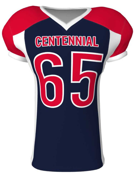 Quick Ship - "Snap" 4 Way Stretch Pro Fabric Custom Sublimated Football Jersey Quick Ship Football Jerseys All Sports Uniforms