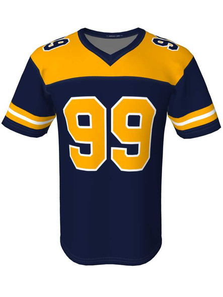 Quick Ship - Adult/Youth "Touchdown" Custom Sublimated Flag Football Jersey Quick Ship Adult/Youth Jerseys All Sports Uniforms