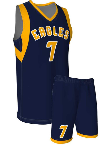 Quick Ship - Adult/Youth "Horse" Custom Sublimated Basketball Uniform Quick Ship Adult Non-Reversible Basketball All Sports Uniforms