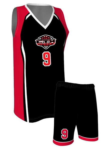 Quick Ship - Womens/Girls "In the Paint" Custom Sublimated Basketball Uniform Quick Ship Womens Non-Reversible Basketball All Sports Uniforms