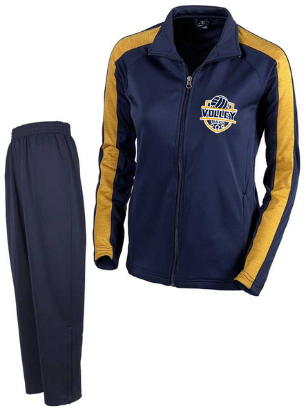 Womens "Strategy" Full Zip Warm Up Jacket Set Warm Up Sets All Sports Uniforms