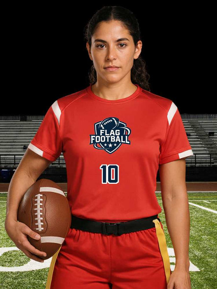 Womens "Potential" Flag Football Jersey Girls All Sports Uniforms