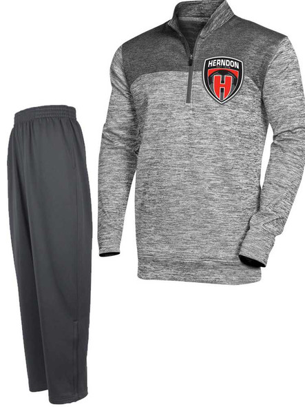 Adult "Intensity" Performance Wicking 1/4 Zip Pullover Set Warm Up Sets All Sports Uniforms