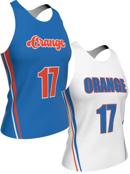 Dawg - Ladies/Girls "Shadow Pack" Custom Sublimated Reversible Lacrosse Pinnie Ladies Reversible Pinnies All Sports Uniforms
