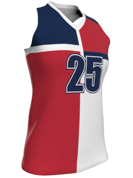 Dawg - Ladies/Girls "Breakaway" Custom Sublimated Racerback Lacrosse Game Jersey Racerback All Sports Uniforms